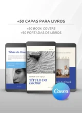Template Ebook Canva Método Best Seller Capa de Livro Playfair Azul Safira