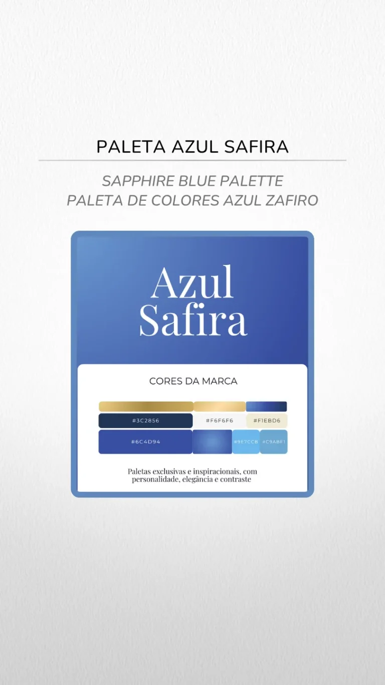 Paleta Azul Safira