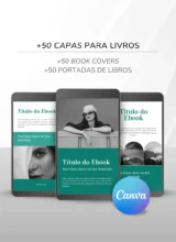 Template Ebook Canva Método Best Seller Capa de Livro Verde Esmeralda