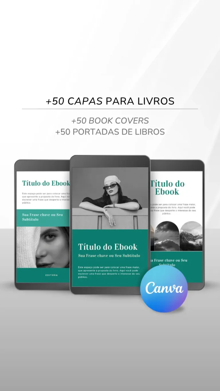 Template Ebook Canva Método Best Seller Capa de Livro Verde Esmeralda