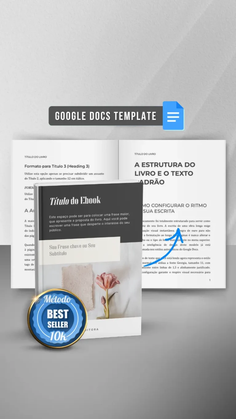 Template Ebook Canva Método Best Seller Capa de Livro Miolo no Google Docs